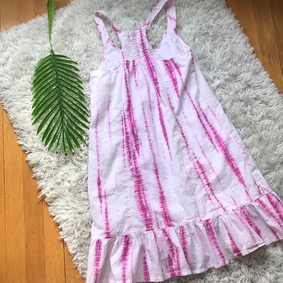 Vintage 90s tie dye pink Esprit sundress - Picture 3 of 5